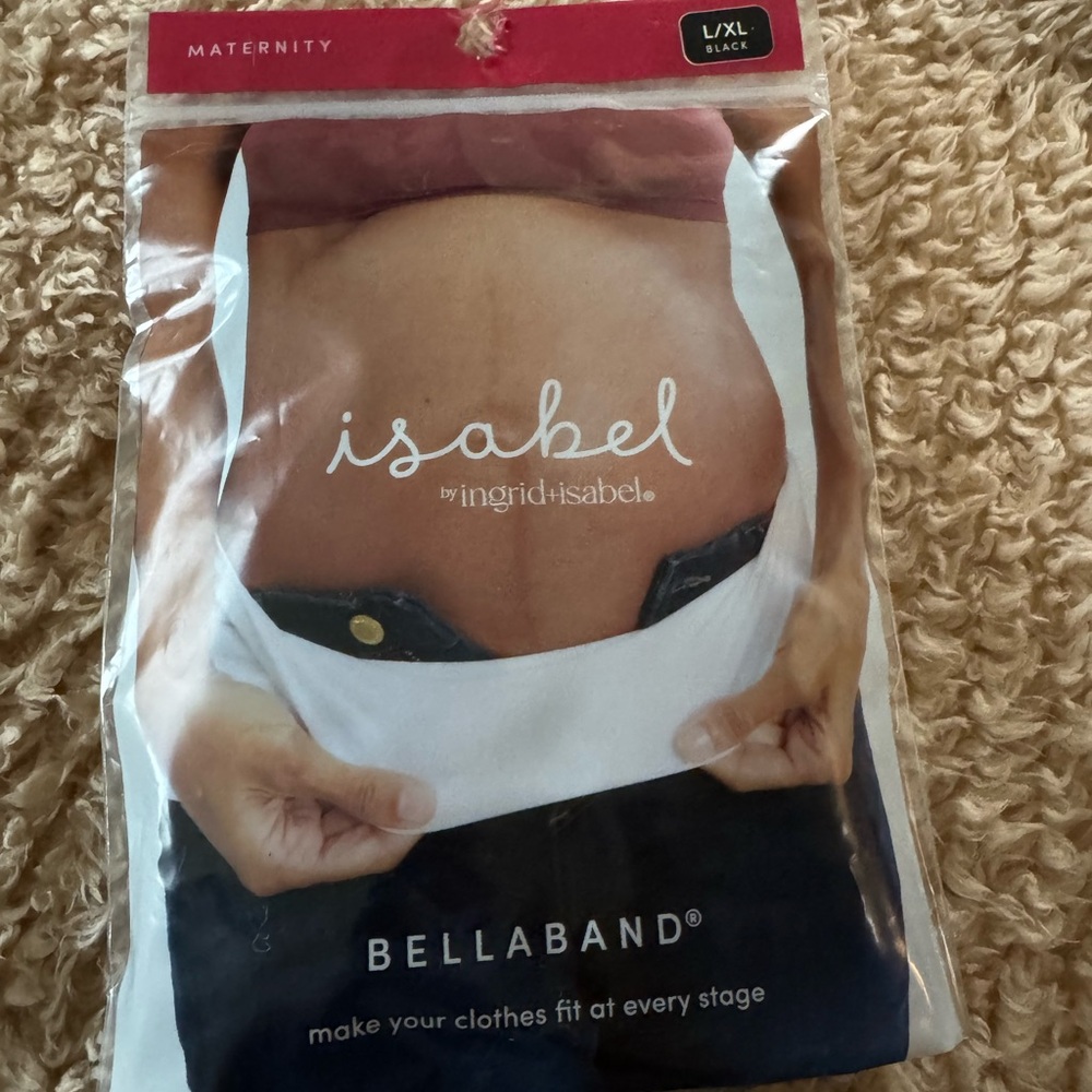 Isabel Maternity by Ingrid & Isabel Black Bellaband NWT!